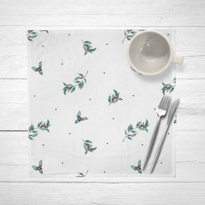 Servilletas Belum White Christmas Blanco Multicolor Half Panamá 45 x 45 cm 2 Unidades