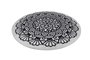Kozzy Alfombrilla de Baño Lujosa Antideslizante Antibacteriana Lavable a Máquina 140 cm Poliéster