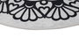 Kozzy Alfombrilla de Baño Lujosa Antideslizante Antibacteriana Lavable a Máquina 140 cm Poliéster