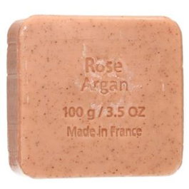 SAVON DU MIDI Jabón Exfoliante Argan-Rosa Bio