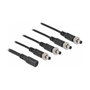 DeLOCK Cable divisor de CC 5,5 x 2,1 mm 1 x hembra a 4 x macho atornillable