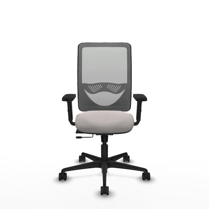 PIQUERAS Y CRESPO Silla de oficina Zulema con mecanismo Sincro/Traslack Blanco y Gris PIQUERAS Y CRESPO Silla de oficina Zulema con mecanismo Sincro/Traslack Blanco y Gris