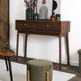 Home Deco Factory Consola Cocooning con 2 Cajones 100x35 cm