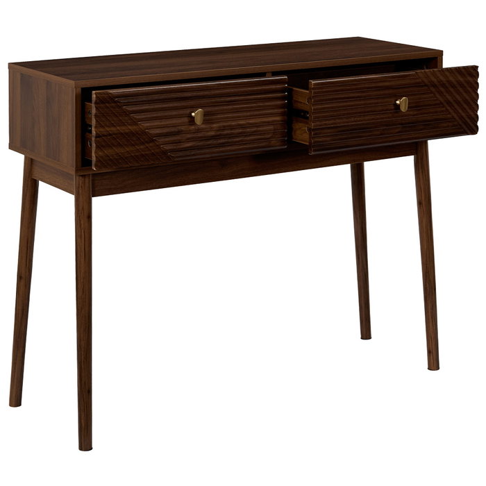 Home Deco Factory Consola Cocooning con 2 Cajones 100x35 cm