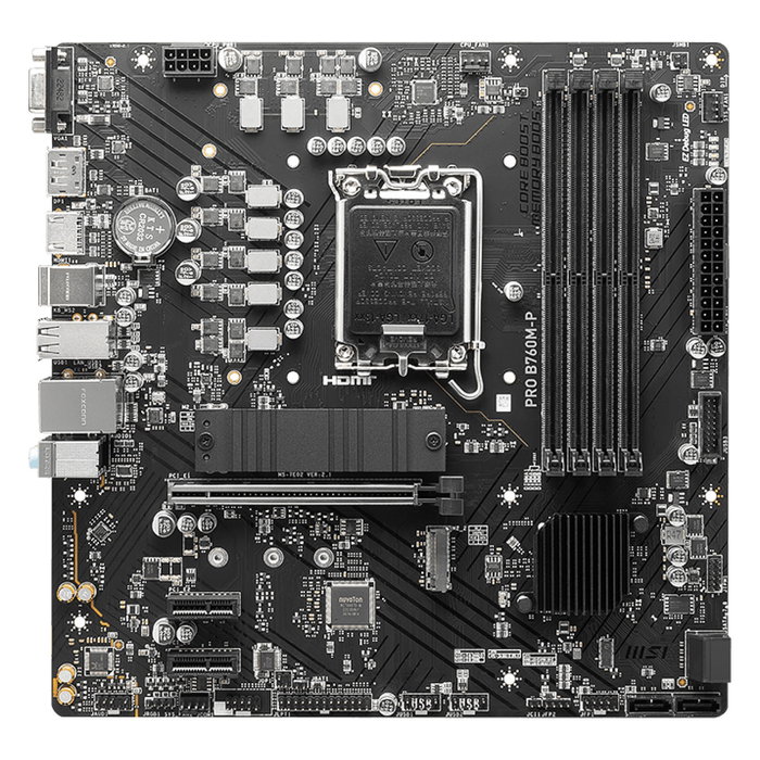 MSI PRO B760M-P micro ATX LGA 1700 DDR5 MSI PRO B760M-P micro ATX LGA 1700 DDR5