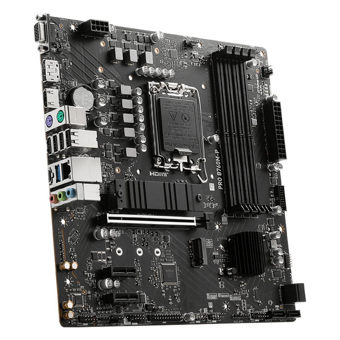 MSI PRO B760M-P micro ATX LGA 1700 DDR5 MSI PRO B760M-P micro ATX LGA 1700 DDR5