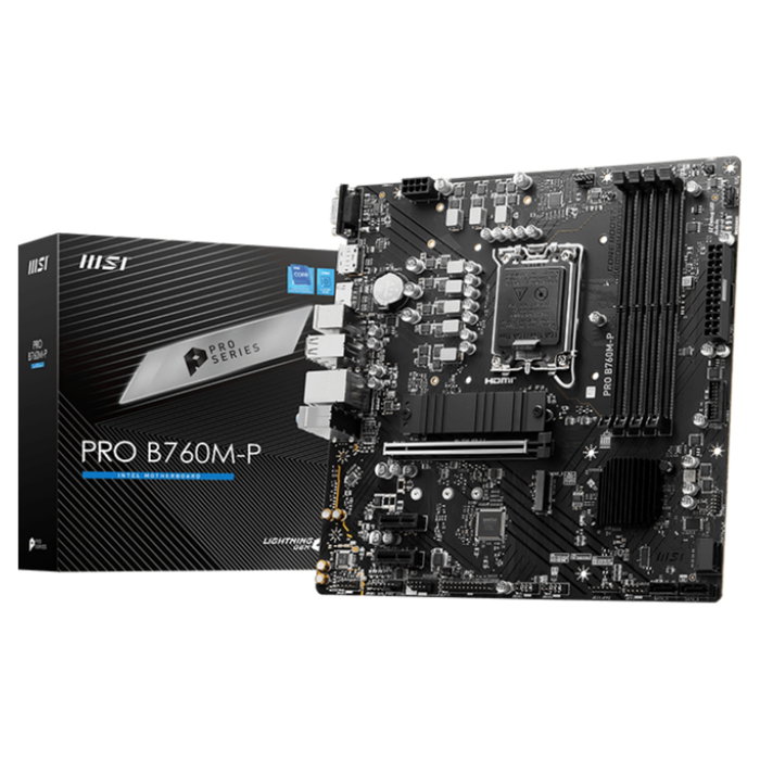 MSI PRO B760M-P micro ATX LGA 1700 DDR5 MSI PRO B760M-P micro ATX LGA 1700 DDR5