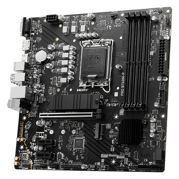 MSI PRO B760M-P micro ATX LGA 1700 DDR5 MSI PRO B760M-P micro ATX LGA 1700 DDR5