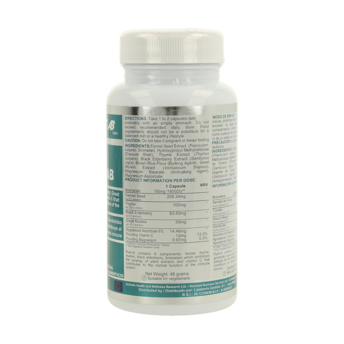 Airbiotic PULM-6 AB 60 cápsulas Airbiotic PULM-6 AB 60 cápsulas