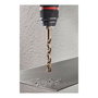Wolfcraft Broca para Metal HSS Cobalto Rectificada - Ø8.00x117 mm, Longitud de Trabajo 75 mm, Ángulo Punta 130° para Acero Inoxidable y Materiales Duros