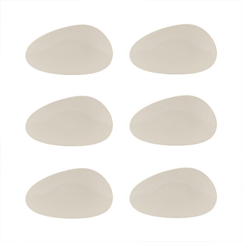 Summa Danza Plato Oval Marfil Set de 6