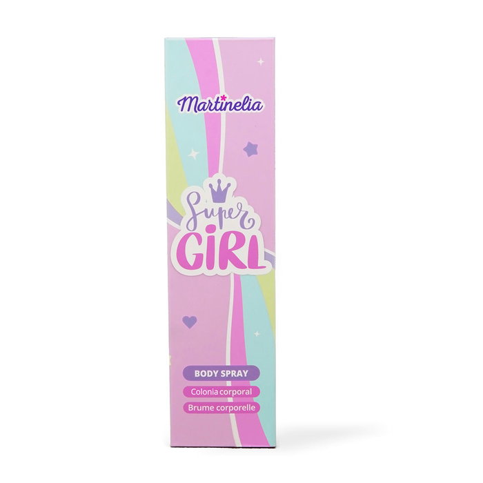 Martinelia SUPER GIRL Colonia Corporal Spray Infantil - Fragancia para Niñas, 210 ml