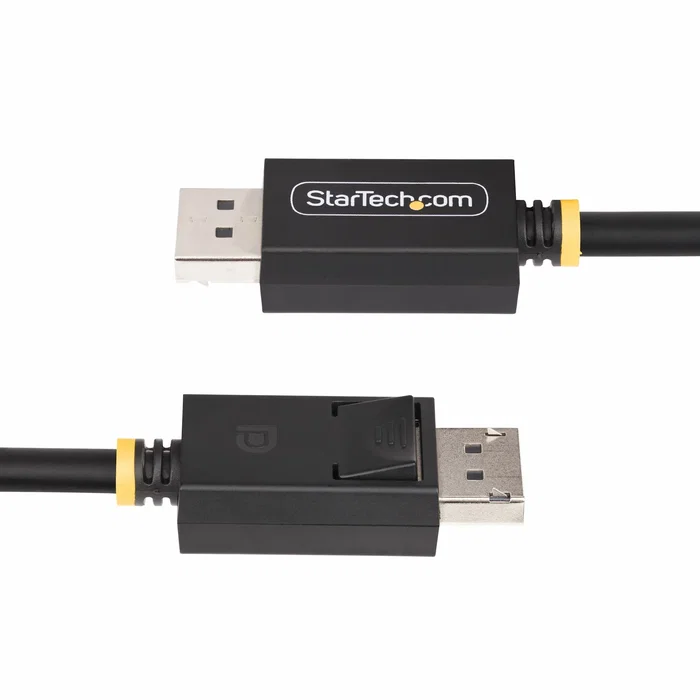 StarTech Cable DisplayPort 2.1 VESA Certificado DP21-1M-DP80-CABLE UHBR80 para 16K/8K/4K a 240Hz - 1 Metro Negro