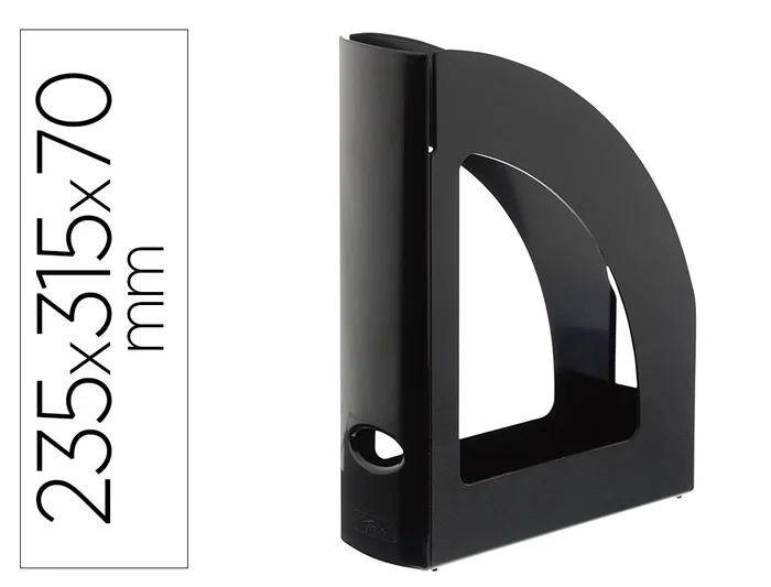 Archivo 2000 Revistero Cajetín de Archivo Antimicrobiano Sanitized Poliestireno Lomo 80 mm Negro 250x80x320 mm Archivo 2000 Revistero Cajetín de Archivo Antimicrobiano Sanitized Poliestireno Lomo 80 mm Negro 250x80x320 mm