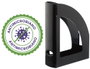Archivo 2000 Revistero de archivo antimicrobiano negro 250x80x320 mm