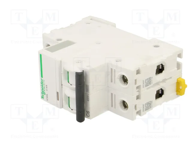 SCHNEIDER ELECTRIC Interruptor magnetotérmico iC60L 2 polos 6A