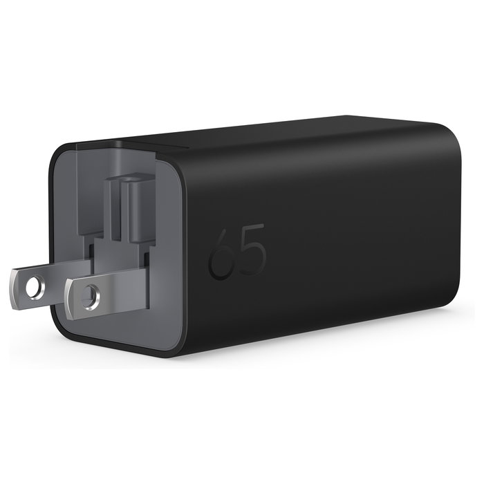 HP Cargador USB-C 65W GaN Negro con cable de 2m