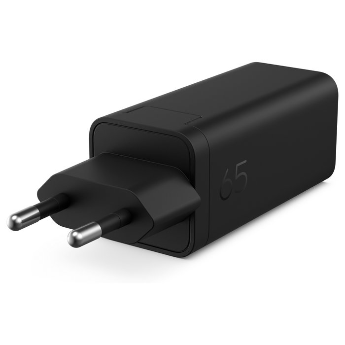 HP Cargador USB-C 65W GaN Negro con cable de 2m