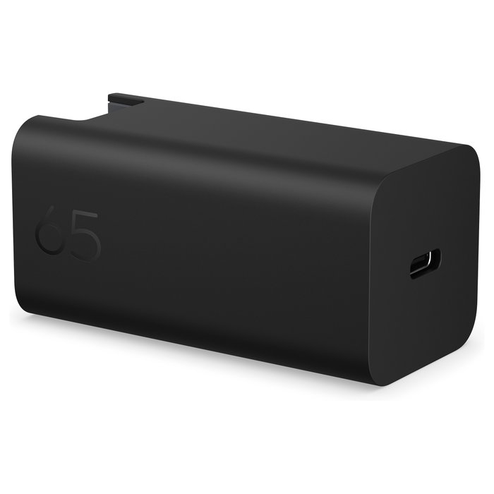 HP Cargador USB-C 65W GaN Negro con cable de 2m