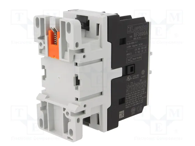 LOVATO ELECTRIC Contactor BF 3-polar 38A 230VAC