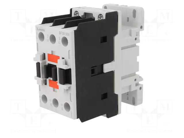 LOVATO ELECTRIC Contactor BF 3-polar 38A 230VAC