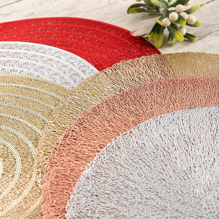 Mantel 38 cm Rojo Bucle Habitat Qd Habitat Quid 38 cm