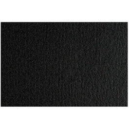 Cartulina 50X70 Cm Fabriano 220G Liso/Rugoso Negro (Nero) Paquete De 20