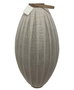 DKD Home Decor Portavelas de Madera y Lino Crudo