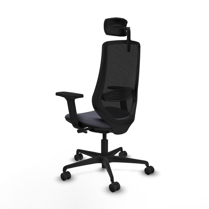 PIQUERAS Y CRESPO Silla de oficina Mardos con mecanismo Sincro/Traslack Gris oscuro/Negro