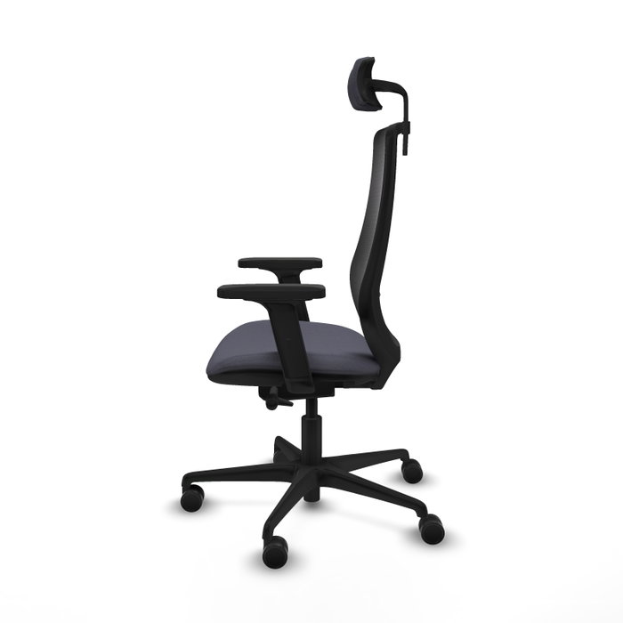 PIQUERAS Y CRESPO Silla de oficina Mardos con mecanismo Sincro/Traslack Gris oscuro/Negro