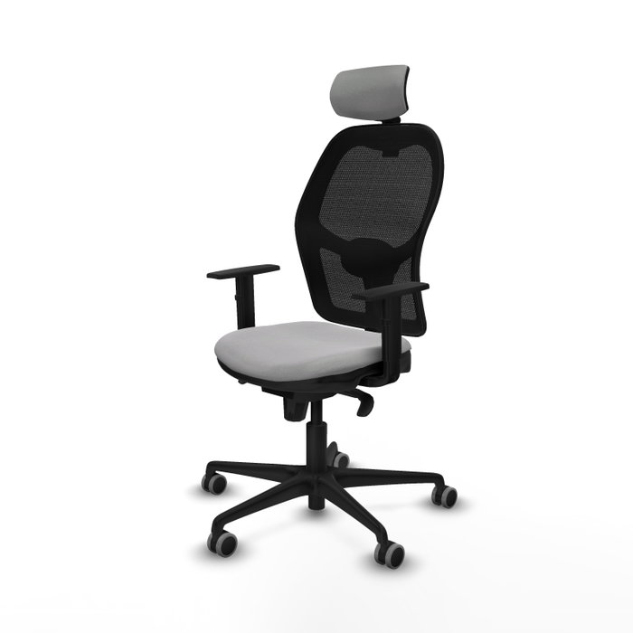 PIQUERAS Y CRESPO Silla de Oficina Jorquera Gris Claro y Negro PIQUERAS Y CRESPO Silla de Oficina Jorquera Gris Claro y Negro