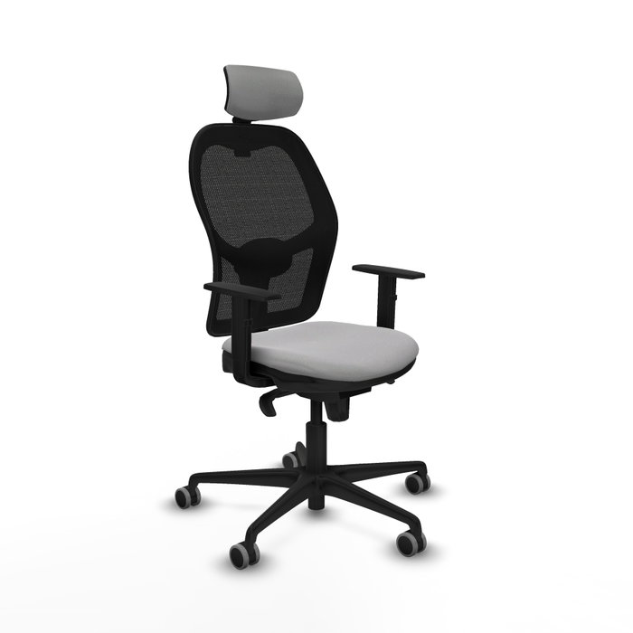 PIQUERAS Y CRESPO Silla de Oficina Jorquera Gris Claro y Negro PIQUERAS Y CRESPO Silla de Oficina Jorquera Gris Claro y Negro