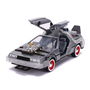 Jada Toys Coche DLorean Regreso al Futuro 3 Escala 1:24 con Puertas Abatibles y Luz +8 Años