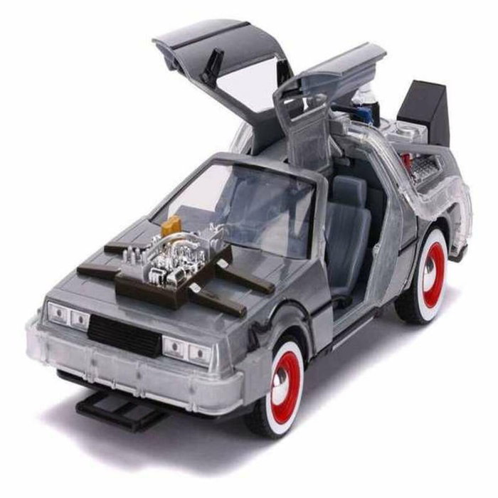 JADA TOYS Coche DeLorean Regreso al Futuro 3 Escala 1:24 JADA TOYS Coche DeLorean Regreso al Futuro 3 Escala 1:24