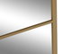 DKD Home Decor Espejo de Hierro y Cristal Dorado 90x90 cm