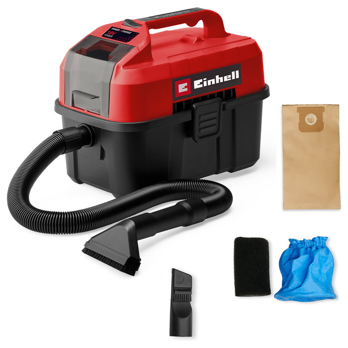 Einhell TE-VC 18/10 Li Solo Aspiradora de Líquidos y Sólidos Einhell TE-VC 18/10 Li Solo Aspiradora de Líquidos y Sólidos