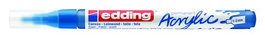 EDDING Marcador Acrylic 5300 Cónico Azul Genciana (Set de 10)
