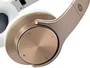 Conceptronic Auriculares Bluetooth con Función Altavoz y MicroSD, Oro