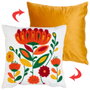 Home Deco Factory Cojín Bordado Heritage 40x40