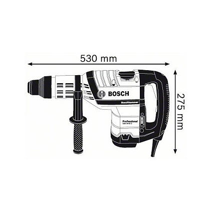 Bosch Bohrhammer GBH 8-45 D Professional de 1.500 W con maletín Bosch Bohrhammer GBH 8-45 D Professional de 1.500 W con maletín