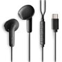 NGS Cross Glide Auriculares Intrauditivos USB Tipo-C Negros