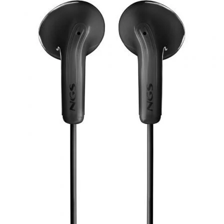 NGS Auriculares Cross Glide Black USB-C con Micrófono Intrauditivos Negros para Smartphones y Ordenadores 145