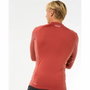 Camiseta de Baño Rip Curl Waves Upf Perf L/S Rojo Surf M