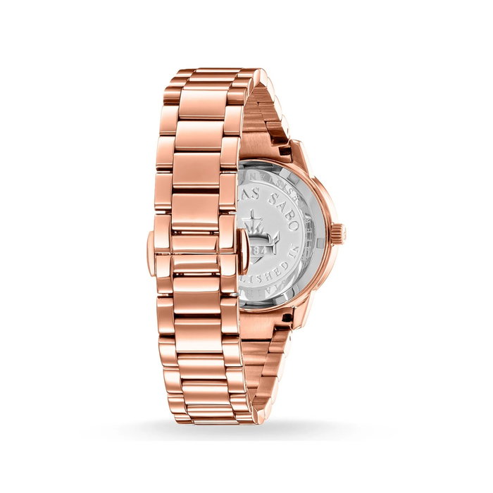Thomas Sabo Reloj Analógico Rosa con Esfera Azul Thomas Sabo Reloj Analógico Rosa con Esfera Azul