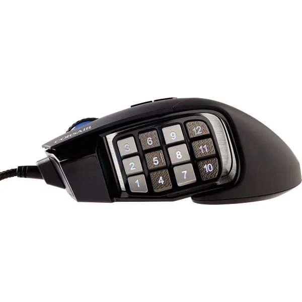 Corsair Scimitar RGB Elite Ratón Gaming 18.000 DPI 17 Botones Negro