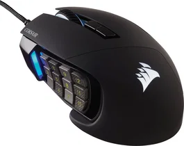 Corsair Scimitar RGB Elite Ratón Gaming 18.000 DPI 17 Botones Negro