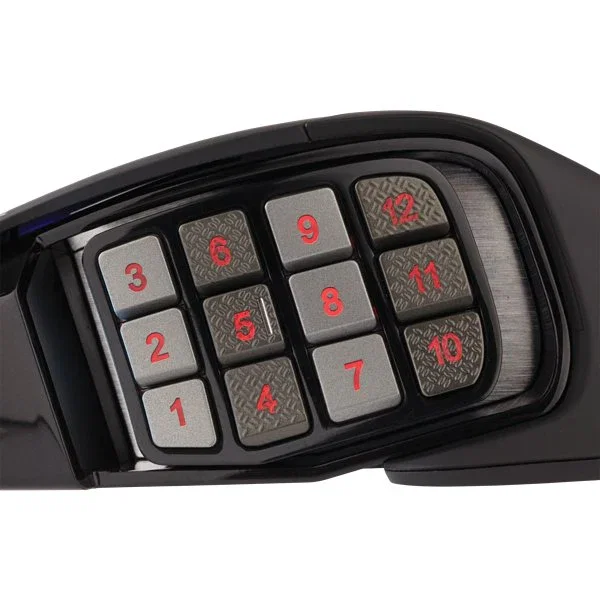 Corsair Scimitar RGB Elite Ratón Gaming 18.000 DPI 17 Botones Negro