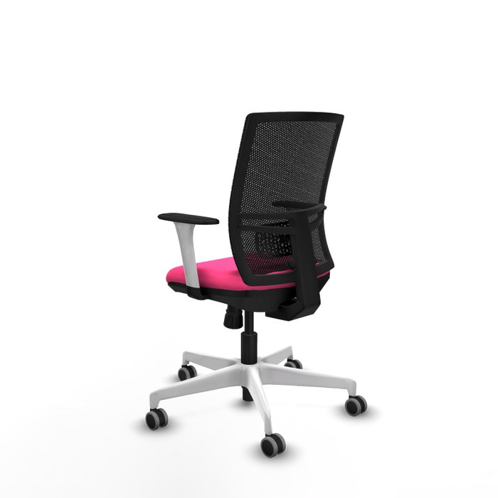 PIQUERAS Y CRESPO Silla de oficina Yunquera Sincro Rosa y Negro PIQUERAS Y CRESPO Silla de oficina Yunquera Sincro Rosa y Negro