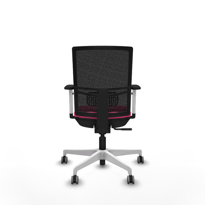 PIQUERAS Y CRESPO Silla de oficina Yunquera Sincro Rosa y Negro PIQUERAS Y CRESPO Silla de oficina Yunquera Sincro Rosa y Negro