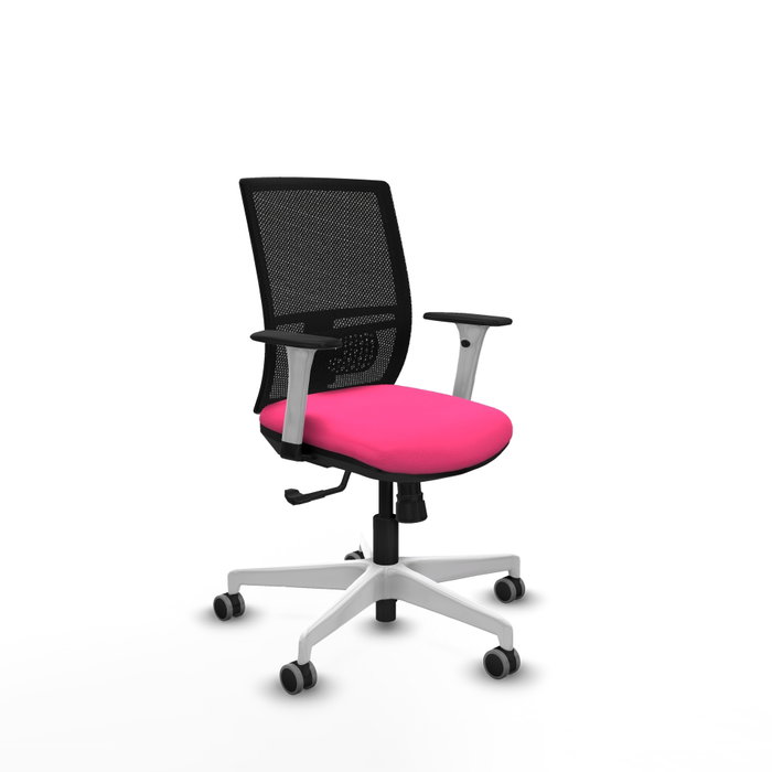 PIQUERAS Y CRESPO Silla de oficina Yunquera Sincro Rosa y Negro PIQUERAS Y CRESPO Silla de oficina Yunquera Sincro Rosa y Negro